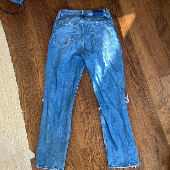 abercrombie the ankle straight ultra high rise curve love - Picture 2 of 2